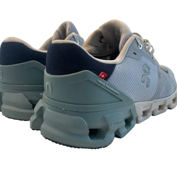 On Running Blue and Gray Athletic Shoes with CloudTec Cushioning - Picture 6 of 16